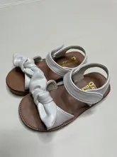 Sandalias de moda de princesa clásico bebé niña niños sandalias de verano de los niños zapatos para el dulce verano suave 21-30 Gran oferta Arco-Nudo