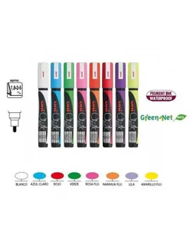 

MARKER pen LIQUID CHALK 1.8-2.5 MM. UNI CHALK MARKER COLOR FLUOR PINK