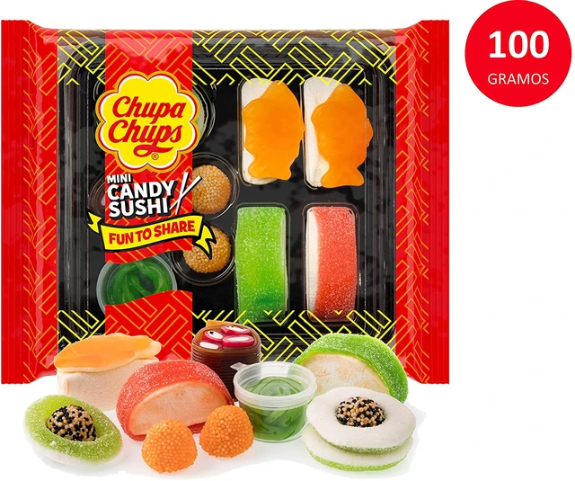 Chupa Chups - Candy Sushi x 2 unités de 100 gr-bonbons de formes et saveurs  variées-Candy Sushi Chupa Chups. Formes amusantes de sushi, nigiri,  california rolls, makis et uramakis - AliExpress