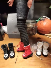 Botas para muñecas Blythe de 3,2 cm, Mini zapatos de cuero para muñecas Blyth Azone BJD 1/8, accesorios de títere zapato informal