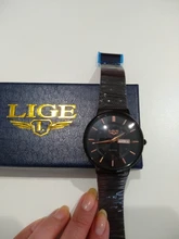 LIGE-Reloj de cuarzo con malla de acero inoxidable para mujer, accesorio de lujo, relojes de marca resistentes al agua, ultrafinos, calendario semanal + caja, regalo