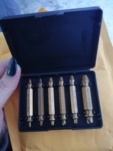 Juego de Brocas HSS, herramientas de extracción de tornillo de cabeza rota, juego de 6 piezas