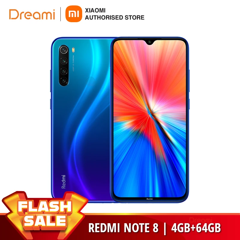 Смартфон глобальная версия Xiaomi Redmi Note 8 (2021) 64 Гб ПЗУ 4 ОЗУ (новый/Герметичный)