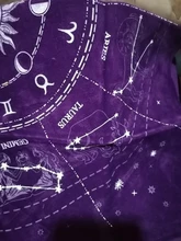 Mantel de cartas de Tarot, 12 Constelaciones, juego de mesa, terciopelo, adivinación, Altar, tela, 24BD