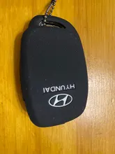 Funda de silicona para llave de coche, funda para Hyundai Tucson Sonata Ix35 Ix25 I20 Creta Santa Fe GLS SPORT Elantra Reina, funda Fob
