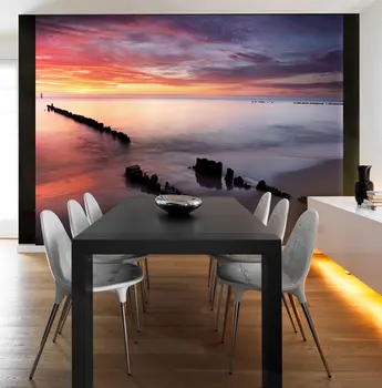 

Wall mural-Dawn on the Baltic Sea-350x270 cm