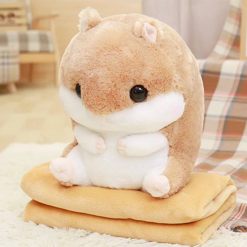 

Hamster pillow toy 3 in 1 with a blanket (blanket) inside