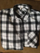 Plaid Shirt Blouse Women Tops Blusas Long-Sleeve Loose Flannel Plus-Size Cotton New-Brand