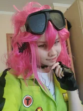 MSIWIGS-Peluca de cabello sintético flequillo lateral para mujer