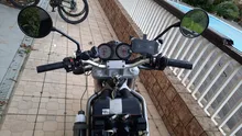 Manillar universal tipo CNC para motocicleta, manillares de aleación de aluminio para moto, en variedad de colores incluyendo negro, azul, rojo, amarillo y plata, de estilo negro en material antioxidante de 22mm