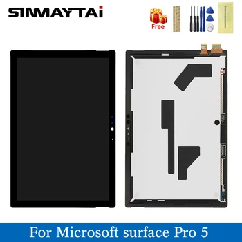 

For Microsoft Surface Pro 5 LCD Display For Microsoft Surface Pro5 1796 LCD screen LP123WQ1 Glass sensor digitizer assembly