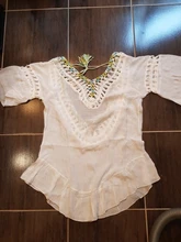 Beach-Dress Swimwear Cover-Up Open-Back Summer Solid-Robe De-Plage Sexy Kakaforsa Cotton