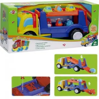 

TRUCK VEHICLE LOGISTICS WITH LIGHT And SOUNDS JUGATOYS