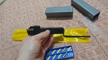 MGEHR1010 MGEHR1212 MGEHR1616 MGEHR2020 MGEHR2525, soporte de herramienta de ranurado externo, hoja de carburo, 10 Uds.