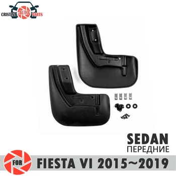 

Car mud flaps for Ford Fiesta VI 2015~2019 SEDAN mudflaps splash guards mud flap front mudguards fender car accessories