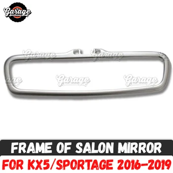 

Frame of salon mirror case for KIA KX5/Sportage 2016-2019 ABS plastic molding 1 set / 1 pcs decoration car interior