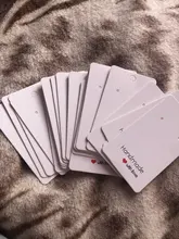 50pcPaper earrring estilo hecho a mano cartulina para pendientes 5x 5cm/3x3cm /5cm x 9cm /5x6,5 cm /5x7cm marrón/blanco de la joyería de DIY Tarjeta de paquete