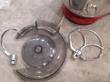 Tazón de acero inoxidable con motor de 4,5l CC, mezclador planetario silencioso, soporte de alimentos de 6 velocidades para cocina, mezclador de crema, batidor de huevos, batidora de masa