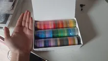 Conjunto de cintas Washi básicas, listones de colores sólidos arcoiris, autoadhesivos, para decoración y recortes, articulo de papelería para diario, 60 unidades por paquete