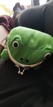 Monederos de rana con dibujos animados para niñas, cartera de mano de Anime en forma de Manga, con pelusa, estilo Cosplay, 1 unidad