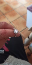 CC Anillos para las mujeres de la Boda nupcial Anelli joyería de moda anillo de compromiso de oro blanco Anillos de Color CC595
