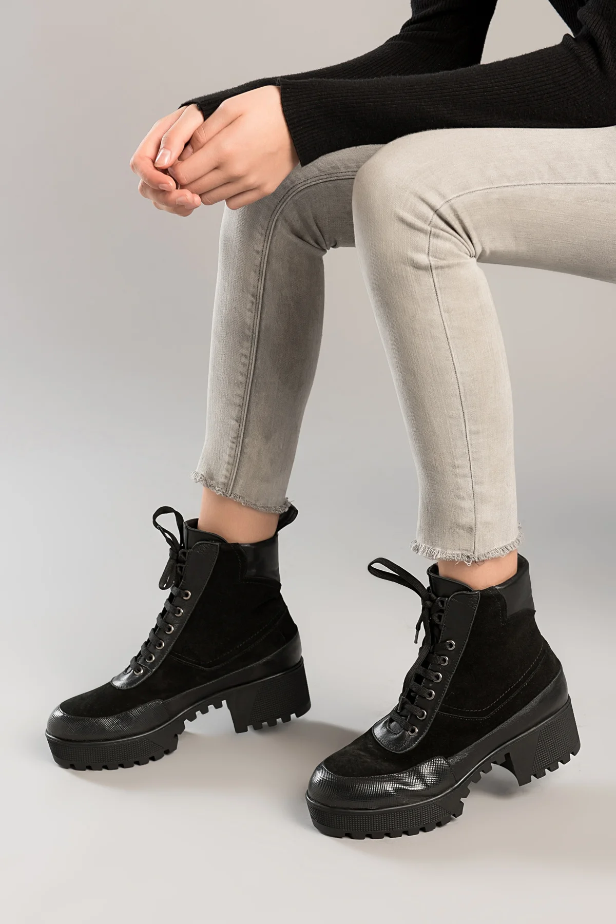 Pearl Black Women Boots & Bootie 120130000457 |