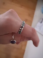 Anillos abiertos con letras de Metal para hombres y mujeres, joyería de fiesta, Punk, Vintage, Inglés