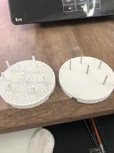 Bandejas de cocción de panal de abeja para laboratorio Dental, alfileres de cerámica de circonia y alfileres de Metal