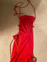 Bodycon Dress Newasia Satin Lace-Up Sexy Backless Party Midi Night Green Women Summer