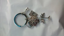 LLavero de avión con 26 letras para la Cámara de la tierra, colgante pequeño, regalo conmemorativo