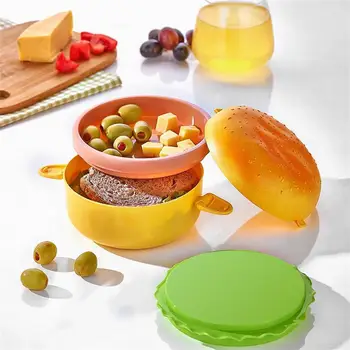 

Hamburger Görünümlü Beslenme ve Saklama Kabı​