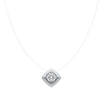 

Silver necklace with cubic zirconia sunlight sample 925