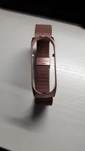 Pulsera de Metal para Xiaomi Mi Band 3, 4, 5, 6, sin tornillo, de acero inoxidable