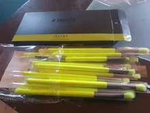 Docolor 15 Uds Set de brochas de maquillaje de ojos profesional ojo sombra antiojeras de cejas pestañas camisas mezcla de pinceles de maquillaje