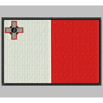 

Bandera MALTA para mascarilla parche bordado Iron patch toppa ricamata gestickter patch patch brode