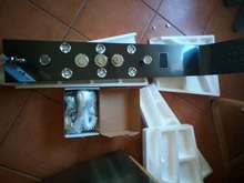 Shower-Faucet Bidet-Tap Massage Led-Light Bathroom-Waterfall Rain Black with Spa Sprayer