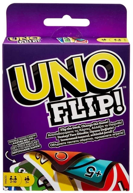 Mattel Games UNO Flip Tin Box Card Game