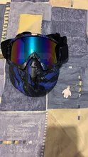 BOLLFO-Gafas de esquí para Snowboard, gafas de esquí para nieve, a prueba de viento, gafas de vidrio para Motocross con filtro para la boca