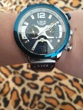 LIGE-Reloj analógico de cuero para Hombre, accesorio de pulsera resistente al agua con cronógrafo, marca de lujo deportivo de complemento masculino con diseño moderno, disponible en color azul, 2021
