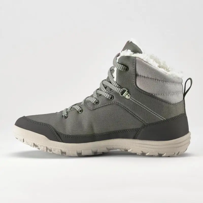 BOOTS WOMEN 'S WINTER HIKING SH100 WARM MID QUECHUA. Decathlon