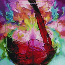 Алмазная мозаика APK 24012 Всплеск вина 40*50 Эксклюзив