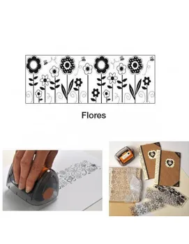 

TEMPLATE TAMPON FOR ROLLER STAMPING CONTINUOUS FISKARS MODEL FLOWERS