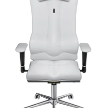 Офисное кресло KULIK SYSTEM ELEGANCE Белый Компьютерное кресло Облегчение и комфорт для спины 5 зон контроля позвоночника