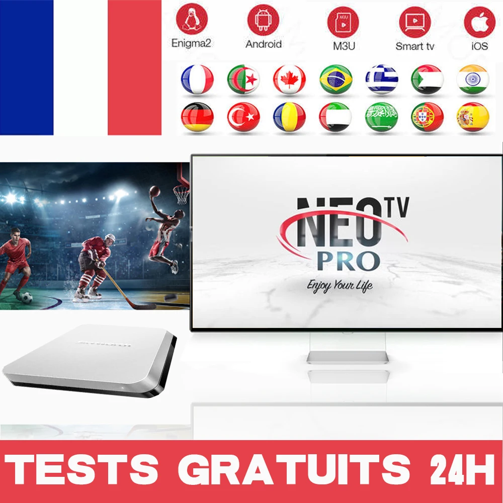 

Stable Neotv Pro android tv box support ip smart tv box for France Suisse Monaco Belgium Spanish Dutch m3u Neox TV box