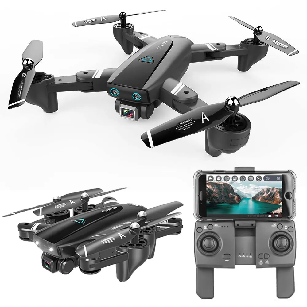 

S167 GPS Location WIFI 4K Camera RC Quadcopter Foldable Selfie Remote Control Drone 2.4G/5G 4 channel 6-Axis Gyro Drones