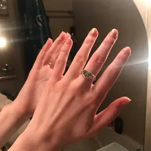 Nuevo creativo de la cara llorando anillos para mujer moda mujer anillo ajustable joyería damas Bar joyas del Club nocturno regalos triste amor anillo