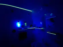 Cinta autoadhesiva con brillo reflectante, cinta luminosa extraíble, brillante fluorescente, de advertencia