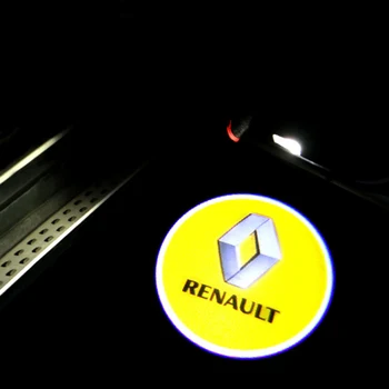 

2Pcs LED Car Door Light For Renault Laguna 2 3 Twingo 1 Facelist 2 3 Megane 1 2 3 4 Scenic Kangoo Espace Clio 2 3 4 Projector