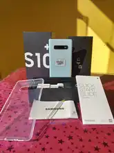 Samsung Galaxy S10 + S10 más G975U G975U1 512GB ROM 8GB RAM Octa Core 6,4 Snapdragon 855 NFC LTE Original desbloqueado teléfono móvil
