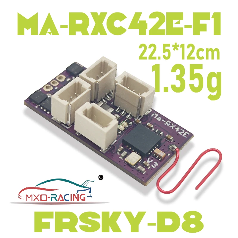 

CROSSOVER-RX Ma-RX42E-F1/F1-G(FRSKY-D8) Built-in Brushless ESC/GYRO/SR3X/5CH MicroRX